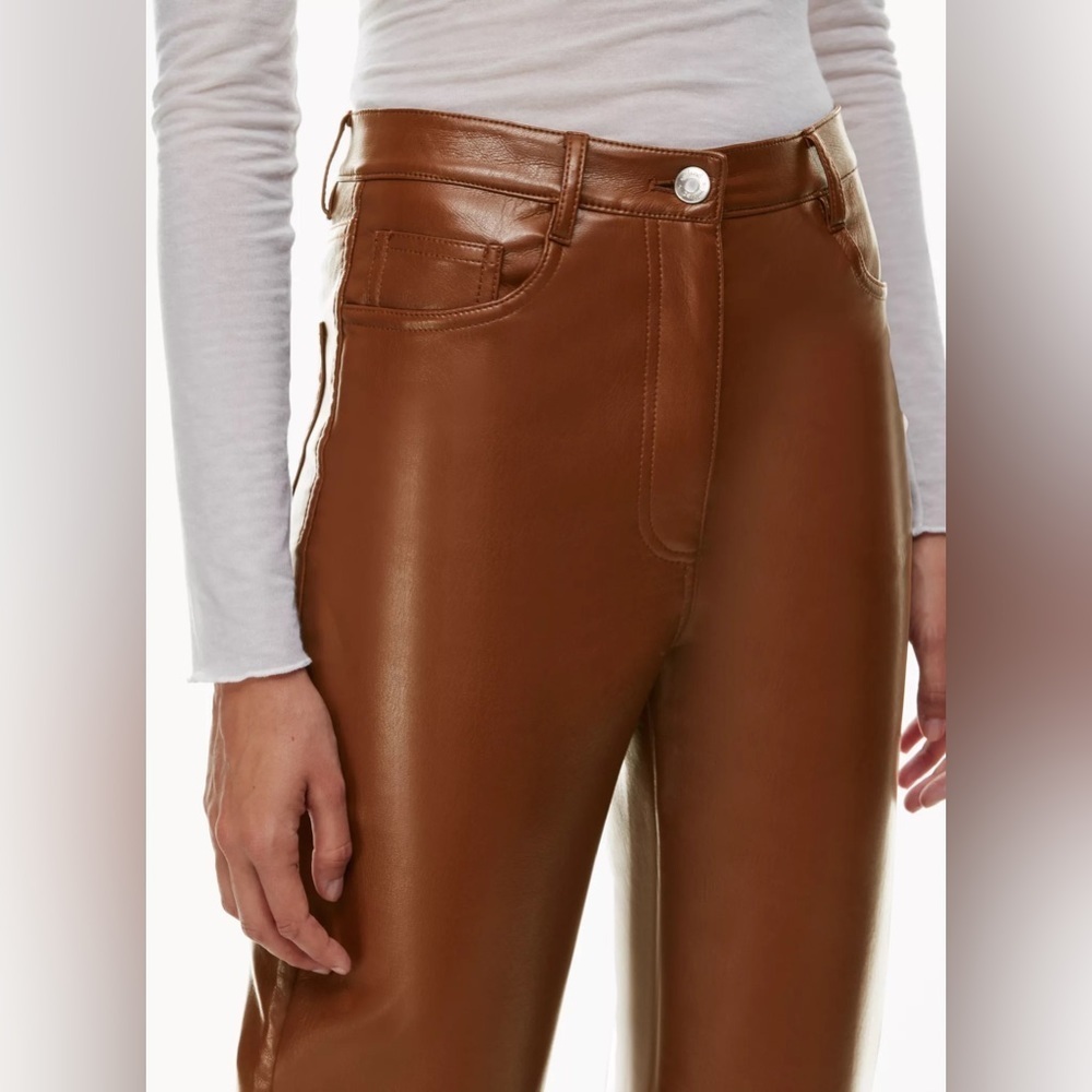 Aritzia Wilfred Melina Faux Leather Pant - Picture 6 of 13